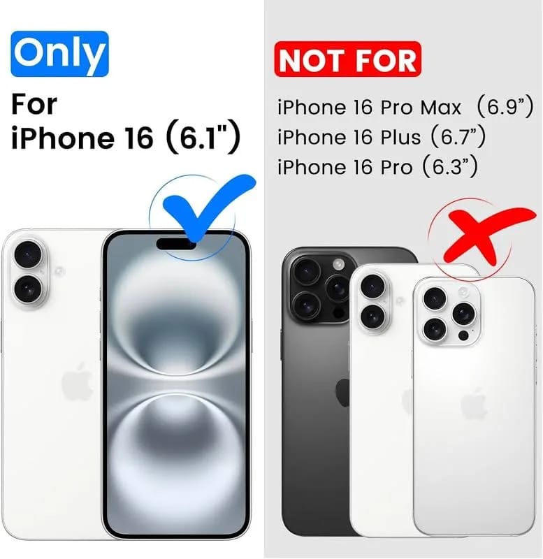 VONZEE Electroplating Transparent Clear Logo Cover for iPhone 16 Case